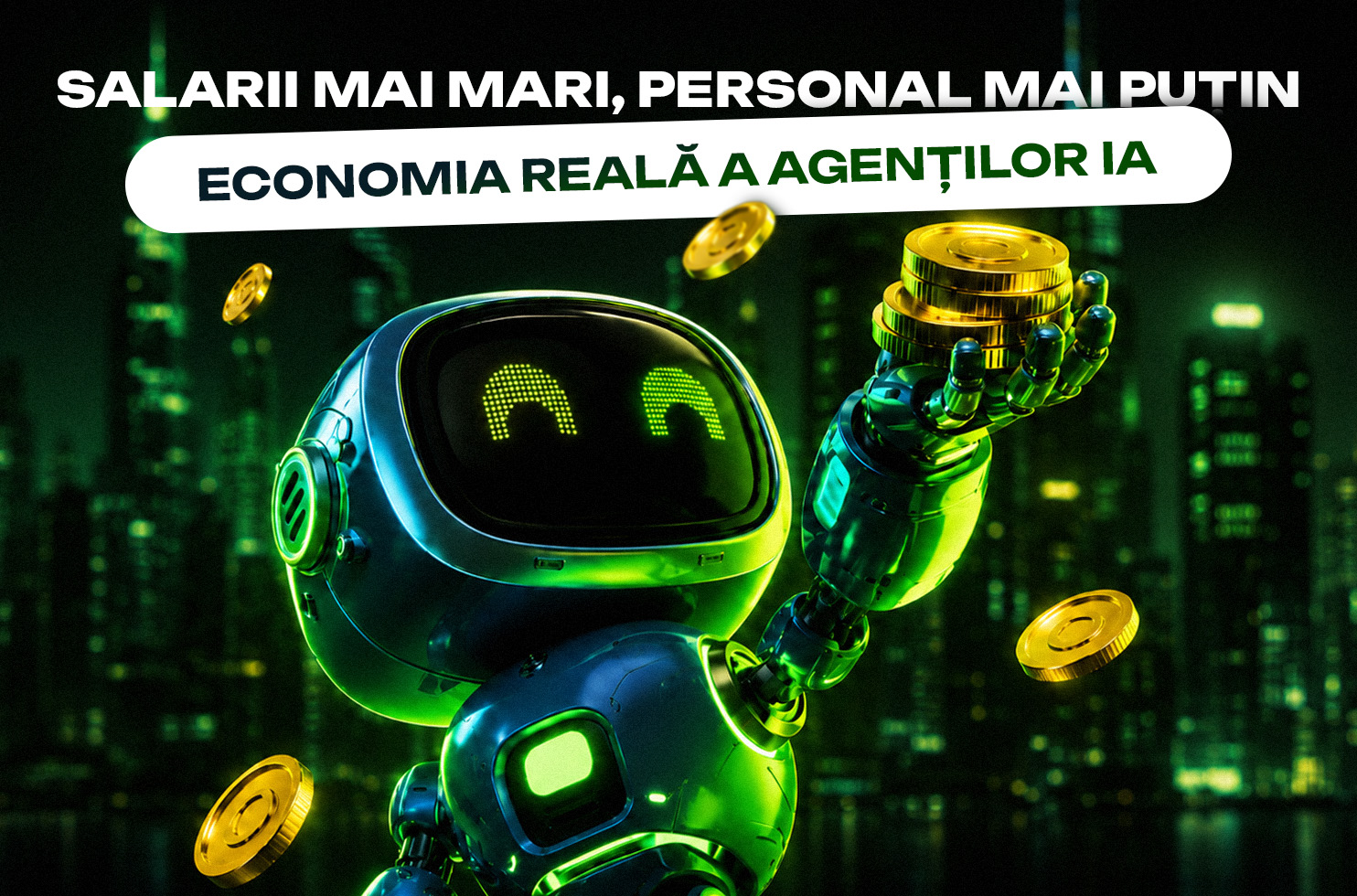 SALARII MAI MARI, PERSONAL MAI PUȚIN